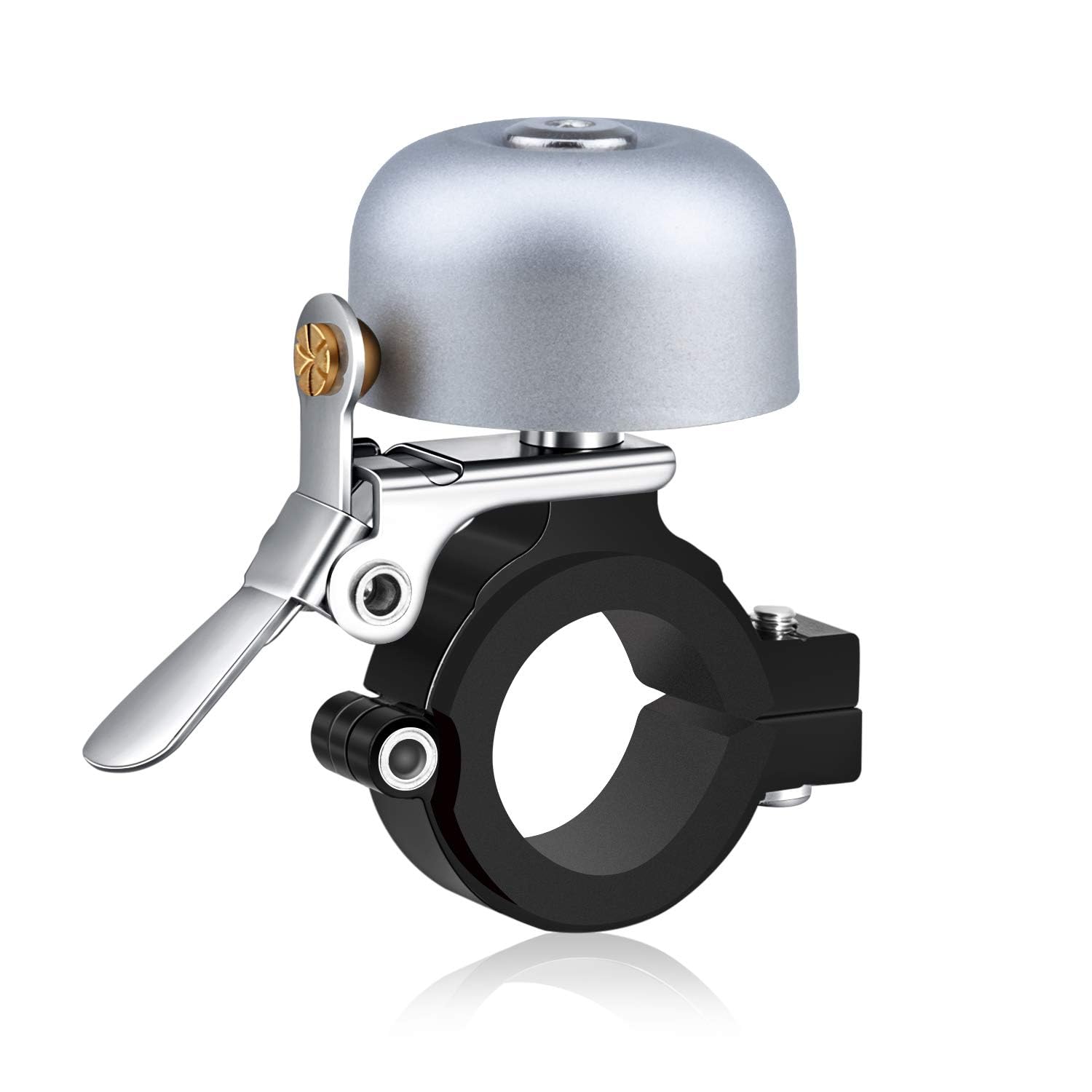 Greallthy Bike Bell, Bike Bells Adults Kids, Full-Metal Bike Bell for 22.2-31.8mm Bicycle Handlebars, 80DB Bicycle Bell, Bicycle Bell 7 Colors.