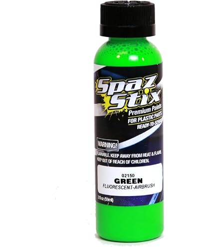 thumbnail image 2 of New Spaz Stix 02050 YELLOW FLUORESCENT AIRBRUSH PAINT 2oz - NZ HOBBIES 2 of 14