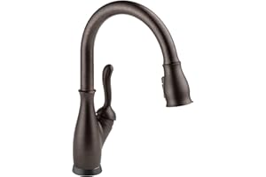 Delta Faucet Leland Oil Rubbed Bronze Kitchen Faucet, Kitchen Faucets with Pull Down Sprayer, Kitchen Sink Faucet, Faucet for Kitchen Sink with Magnetic Docking Spray Head, Venetian Bronze 9178-RB-DST