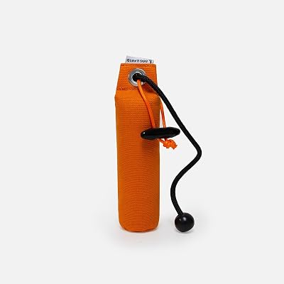 Dog & Field 100g Puppy Training Dummy Orange Incl Short/Long Throw Toggle