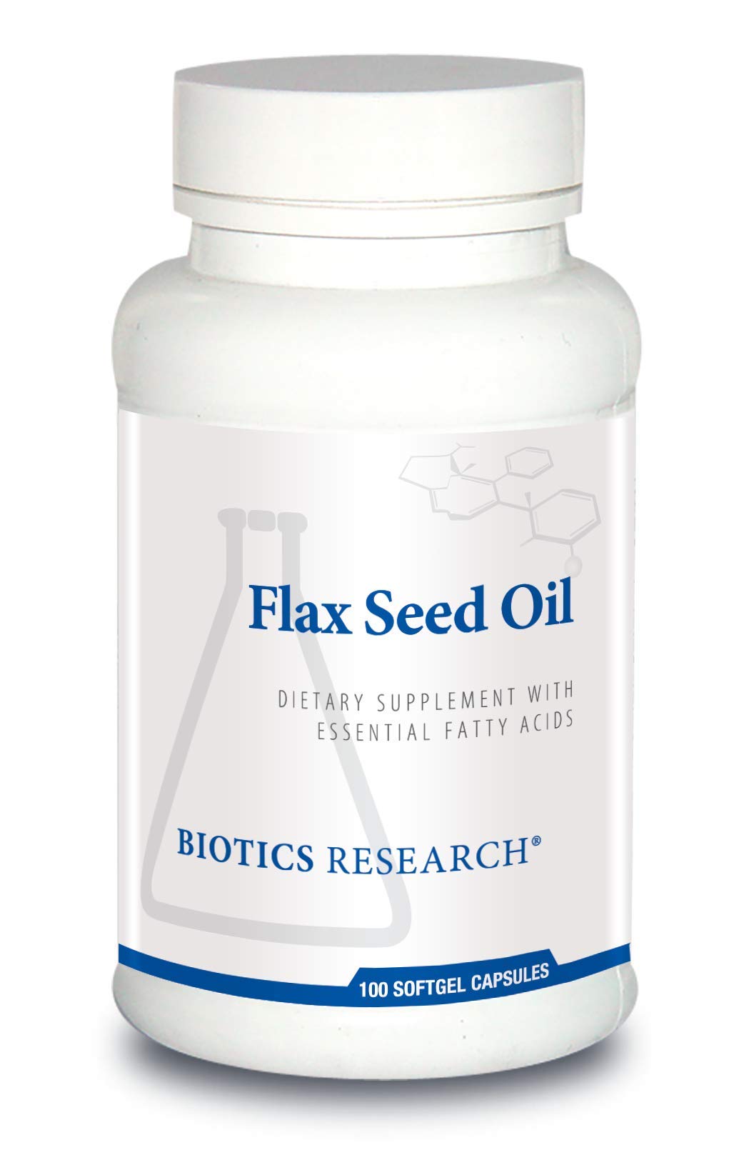 Biotics Research Flax Seed Oil Each capsule contains 1,000 mg, 100