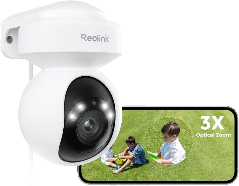 Reolink E1 Outdoor Pro 4K PTZ Wi-Fi 6 Security Camera Auto Tracking 3X Zoom