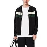 Lacoste mens Zipped Colorblock Hoodie