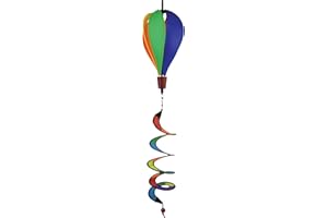 In the Breeze Mini Rainbow Panel Hot Air Balloon Wind Spinner
