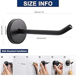 NearMoon Coat Hooks-Bath Towel Hangers, Wall Hooks
