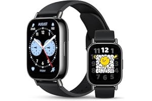 Xiaomi Redmi 5 Lite Smart Watch, Step Counter Watch for Women Men with 1.96" LCD Large Display, 140 Sports Modes, 5ATM Waterproof (Lite-Black)