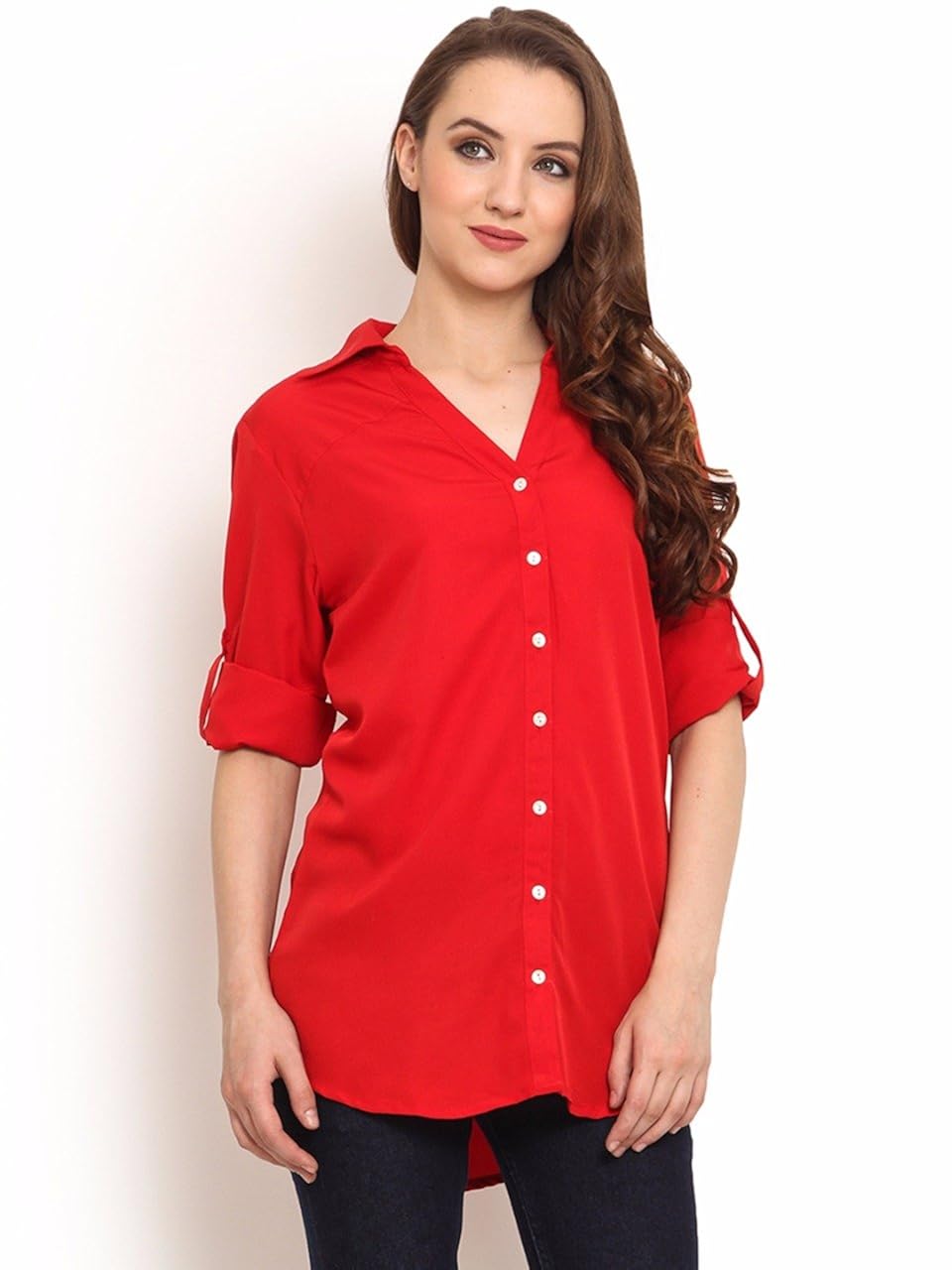 Girls red shirt Clearance
