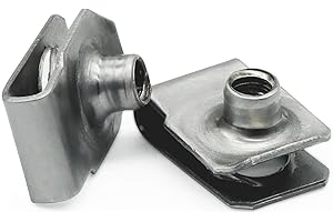 Bueyfolt #10-24 U-Nut, Stainless Steel U-Type Fastener Nut Mounting Clip (30 Packs)