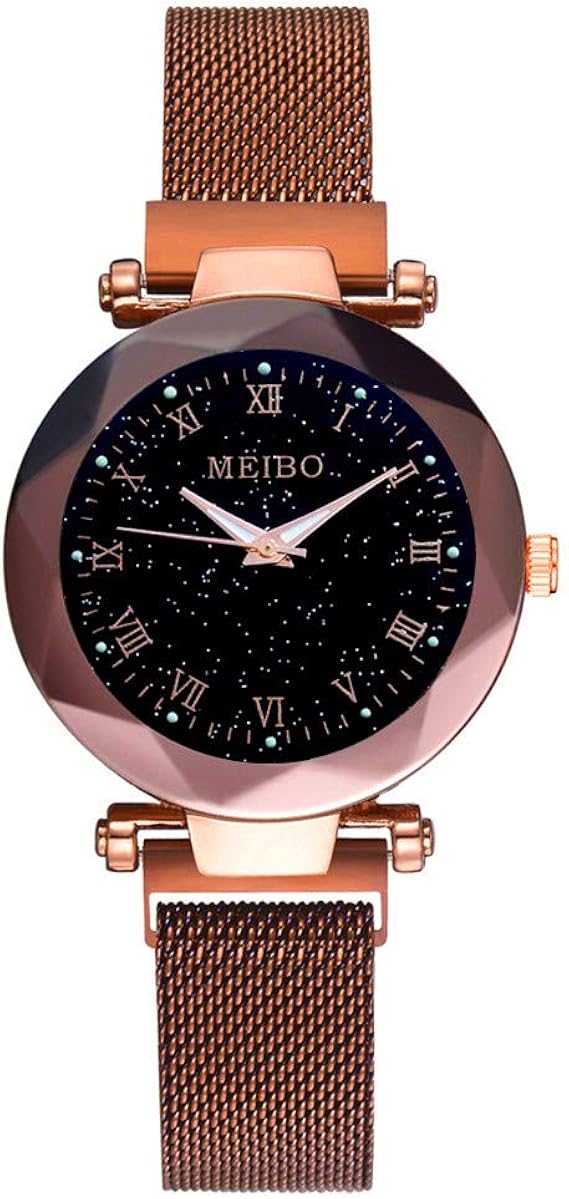 Amazon Waminger ワミナー 人気 高級 レディース 腕時計 軽量 かわいいファッション スター ガラス クォーツ 磁気 バックル 快適性 おしゃれ 上品さ 安い 時計 コーヒー レディース腕時計 腕時計 通販