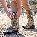 Razer Snake Gaiters for Hiking, Hunting - Snake Bite Protection Guards for Lower Legs with Storage Bag, Heavy Duty, Adjustable, Lightweight Design fits Men, Women - Lab Tested in USA (Camo)
