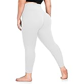 Plus Size Leggings for Women- XL-4XL High Waist Tummy Control Stretchy Workout Plus Yoga Pants