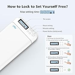 ySky Cell Phone Lock Box with Timer,Portable Timed