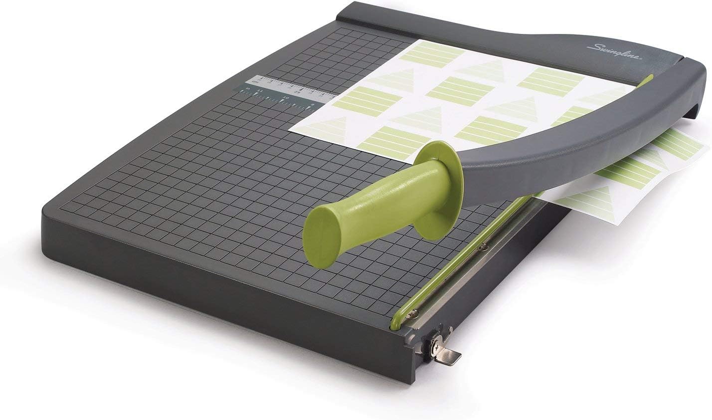Swingline Paper Trimmer, Guillotine Paper Cutter, 15 inches Cut Length, 10 Sheet Capacity, ClassicCut Lite (9315) : Stack Paper Trimmers : Office Products