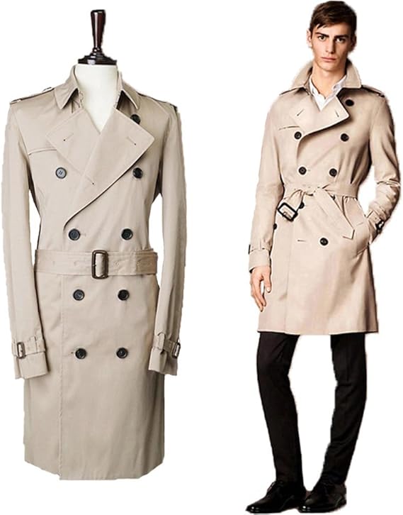 Amazon Aigo メンズ トレンチコート 紳士服 トレンチコート メンズ