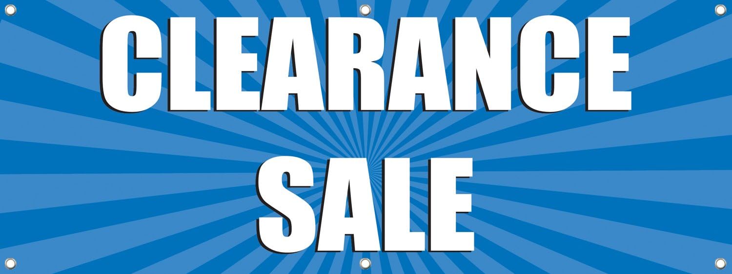 Amazon Com Clearance Sale Signs Banners 5 X 2 Retail Store
