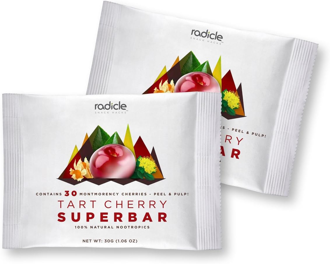 Radicle Super Bar, Tart Cherry, 10 Count (Pack of 10)