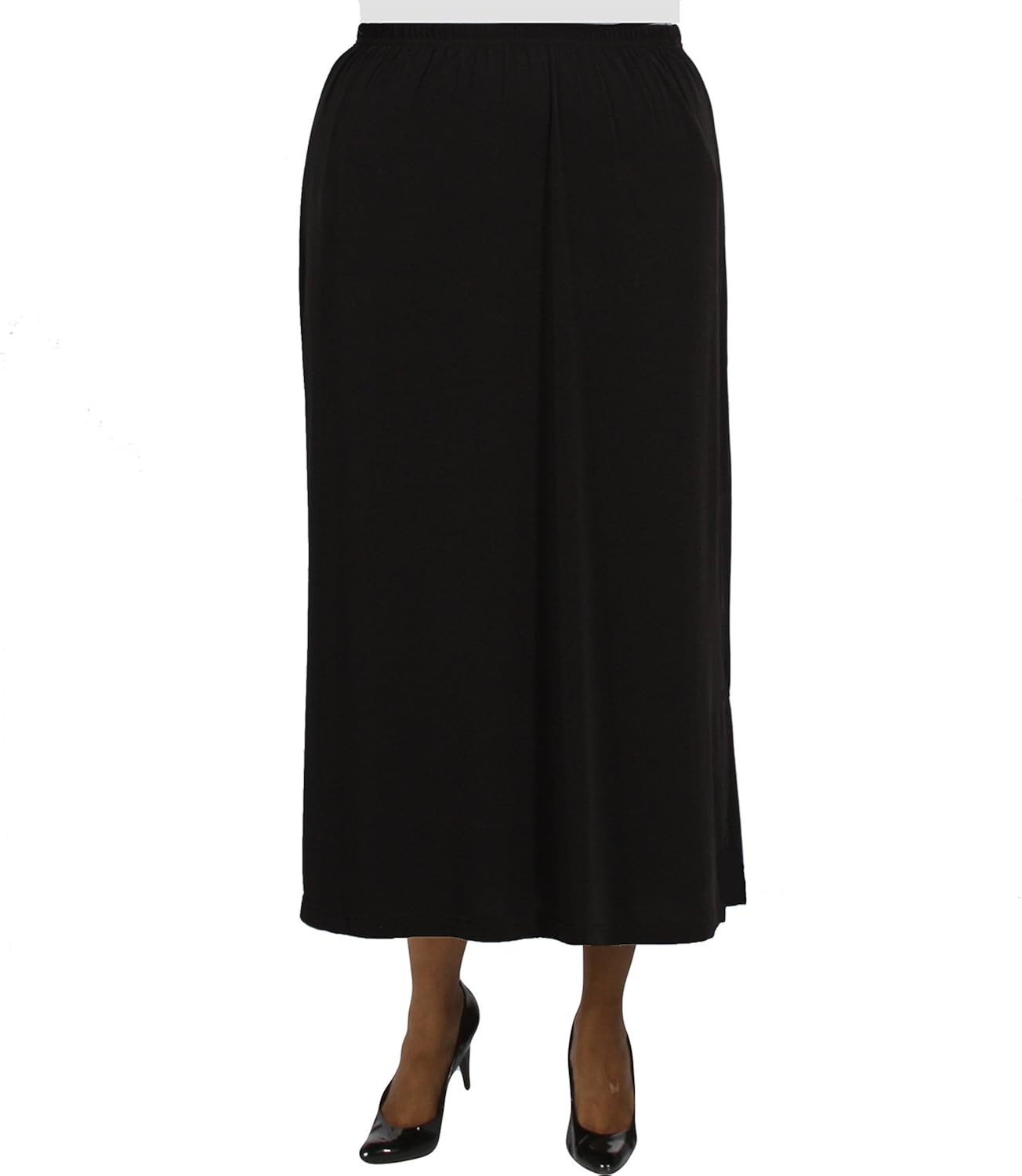 long black maxi skirt plus size