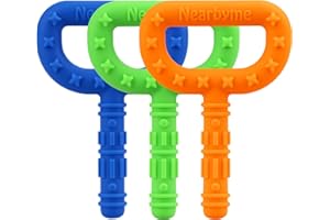 NEARBYME Sensory Chew Toys, Silicone Chewing Sticks for Autistic Chewers, ADHD, Oral Motor Stimulation or Special Needs (A)