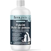 Fera Pets Fish Oil - Omega 3 for Dogs & Cats to Support Joints, Heart, Skin and Coat Health - Non GMO with Vitamin E - 8 oz