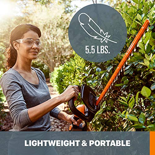 WORX WG261.9 20V Power Share 22" Cordless Hedge Trimmer (Tool Only
