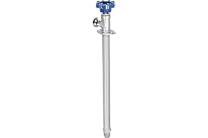 Eastman 80223 Frost Free Sill Cock, 1/2 inch MIP x 1/2 inch Sweat, 12 inch, Stainless Steel