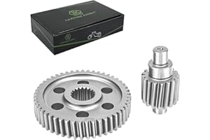 LK LEAPING KNIGHT Secondary Transmission Gear High Performance GY6 49cc 50cc 80cc 100cc Racing Final Drive Gear Set fit for 139QMB 139QMA 147QMD Engine Scooter Moped ATV Go Kart (17-49T)