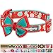 Blueberry Pet Dog Collar - Christmas Collar & Holiday Dog Collars with Bowtie, Medium 14.5