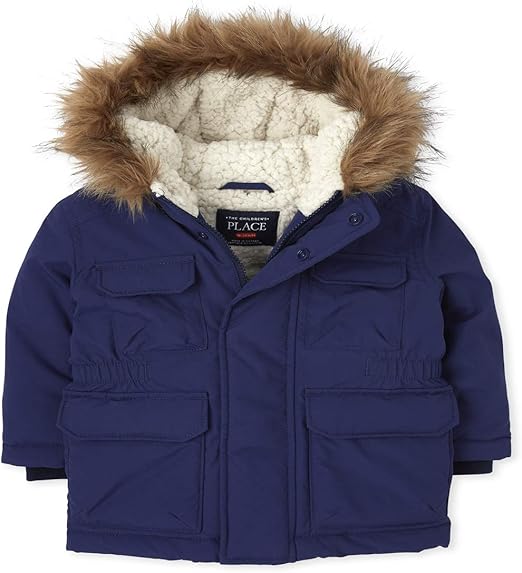 The Children's Place Boy's Toddler Parka Jacket Amazon.co.uk Clothing