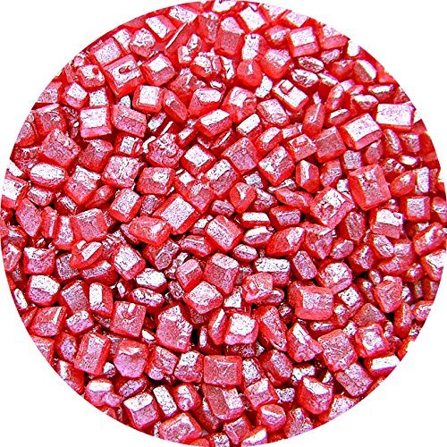 Natural 6mm Red Nuts Dairy Soy Gluten Gmo Free Shimmer Pearls by