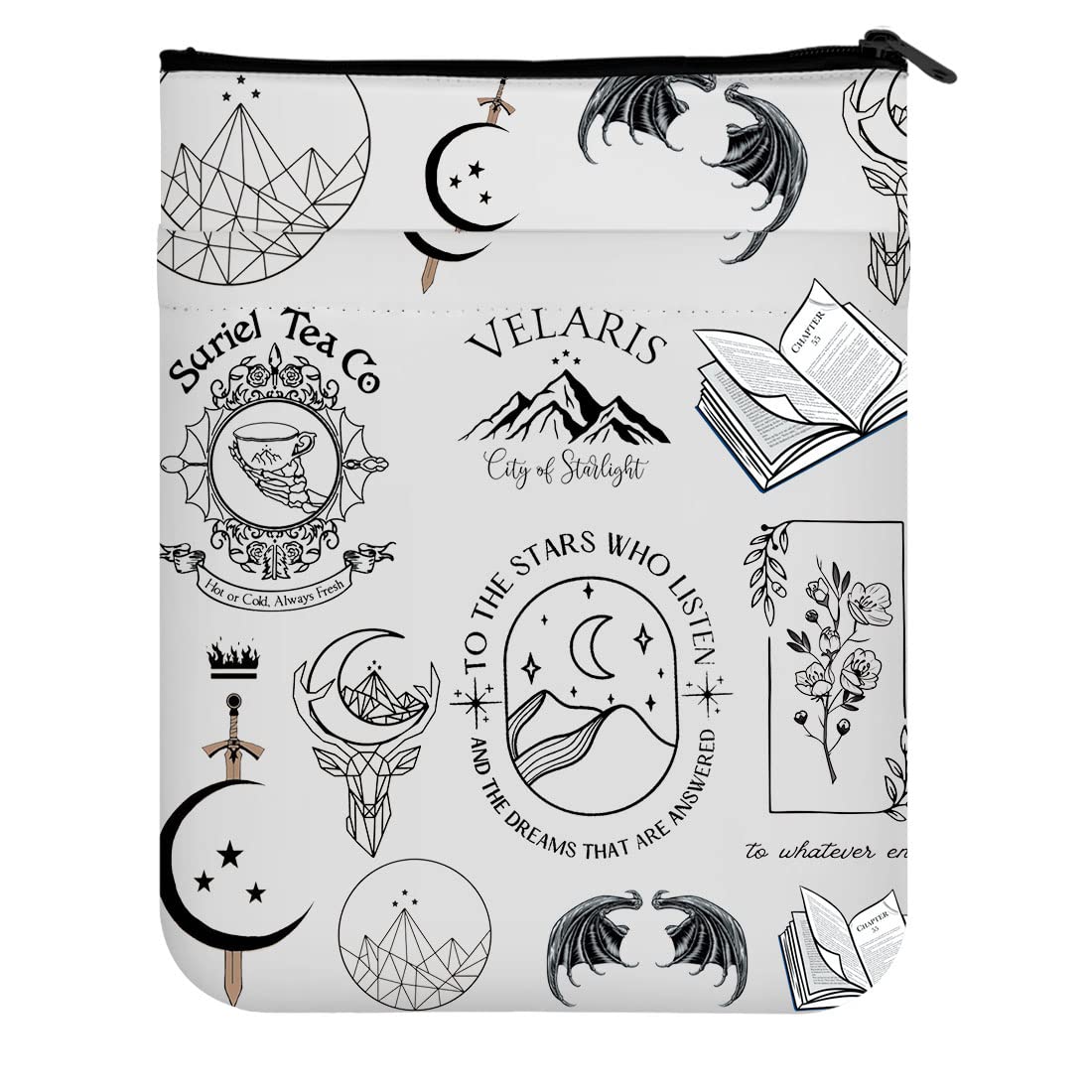 KUIYAI Books Inspired Gift Velaris The City of Starlight Book Sleeve for Book Lover to The Star Who Listen to the starUK — image 1