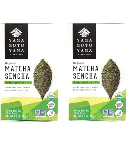 Amazon.com : Yamamotoyama Organic Decaf Sencha Green Tea Bag, 18