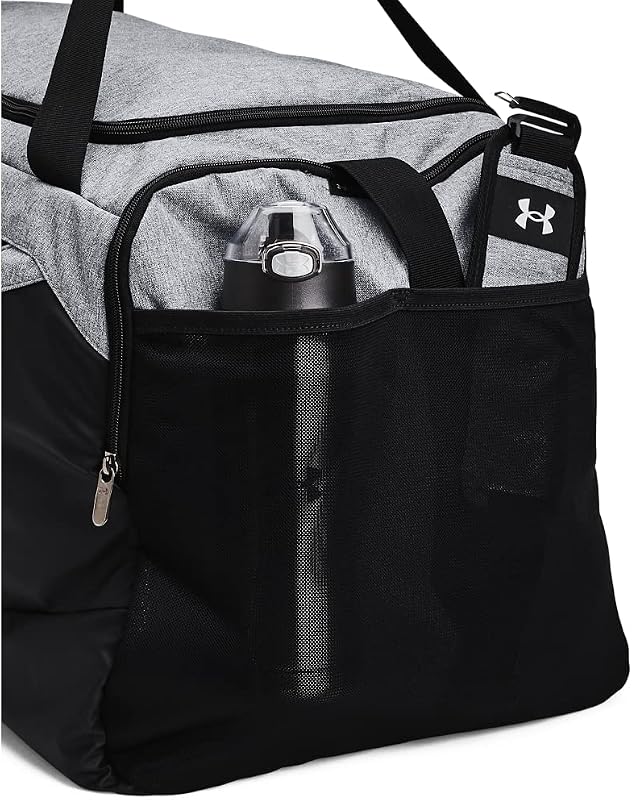 Ua Unisex Ua Undeniable 5.0 Duffle Md Pitch Gray Medium Heather / Black / Black Osfm