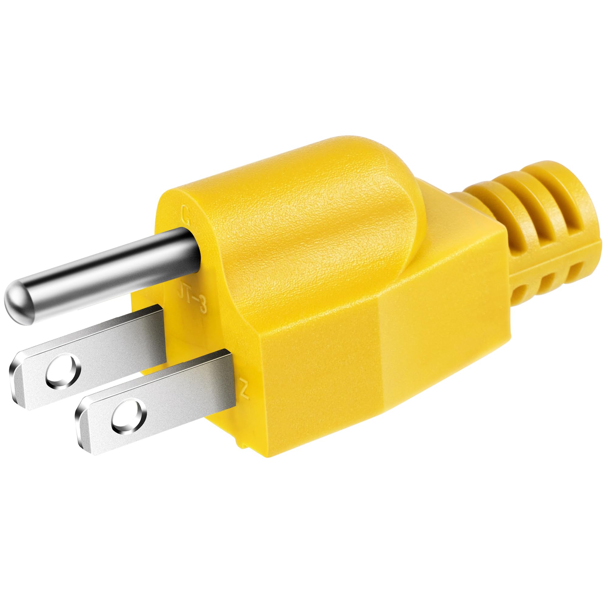 Photo 1 of Neutral Ground Bonding Plug for Portable Inverter Generator, Grounding Plug Surge Guard Generator with Floating Neutral on RV, Motorhome, Camper for Open Ground Error (1, Yellow)