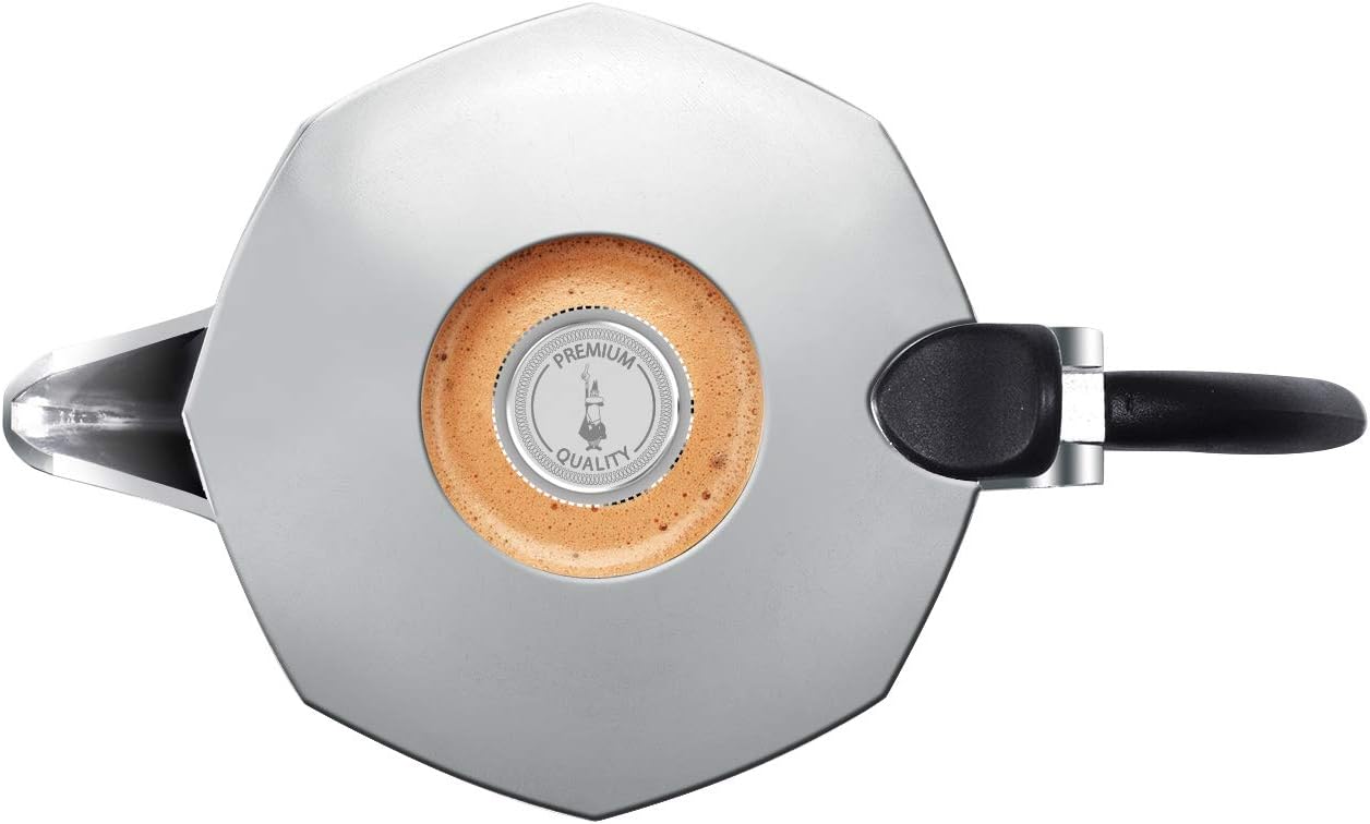 Bialetti 8006363023085 Bialetti Brikka 2 Cup Coffee Maker Metallic