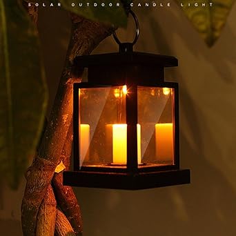 Gaddrt Klassisches Solar Led Kerzen Licht Im Freien Hangenden