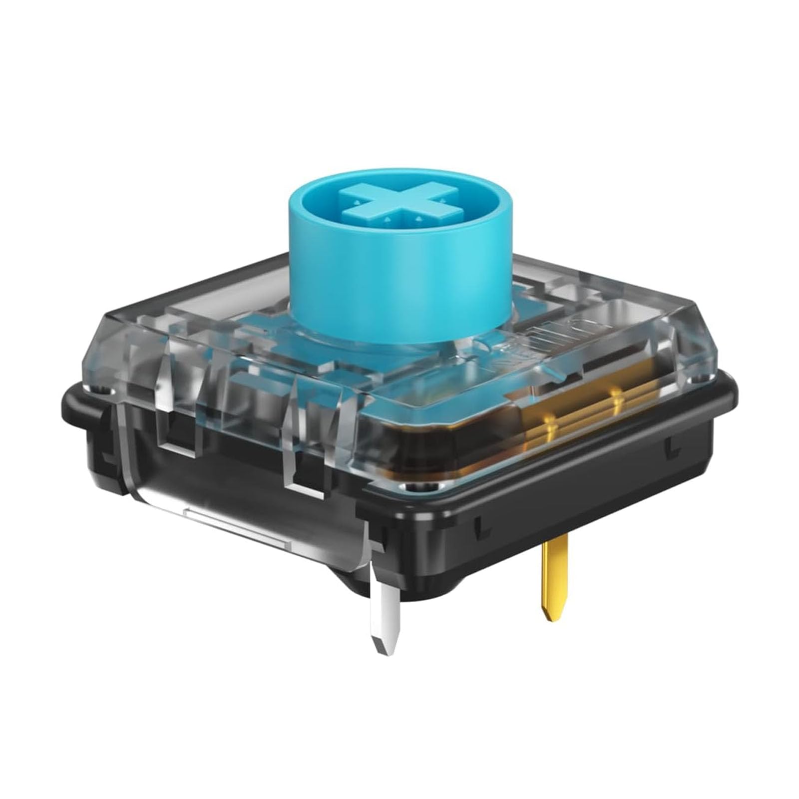 Kailh Choc V2 Low Profile Switch Blue Clicky, 4-Pin 50gf RGB SMD Gaming Mechanical Keyboard Switch (Choc Blue 90pcs)