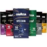 Lavazza Espresso Favorites Collection of Aluminum Capsules Compatible with Nespresso* Original Machines, Contains Light, Medium, and Dark Espresso Roast (60 Capsules)