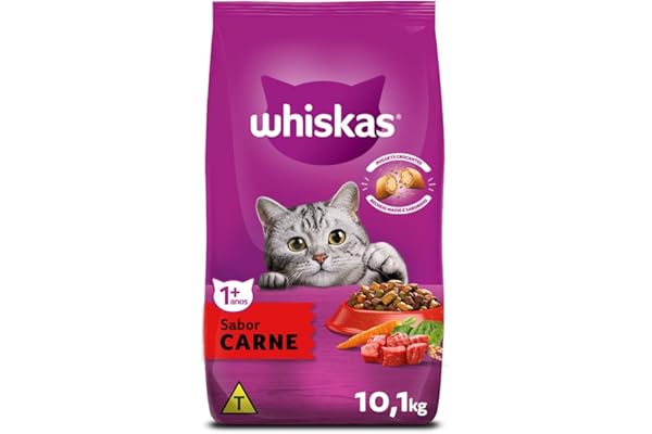whiskas Ração Whiskas Carne Para Gatos Adultos 10 1 Kg