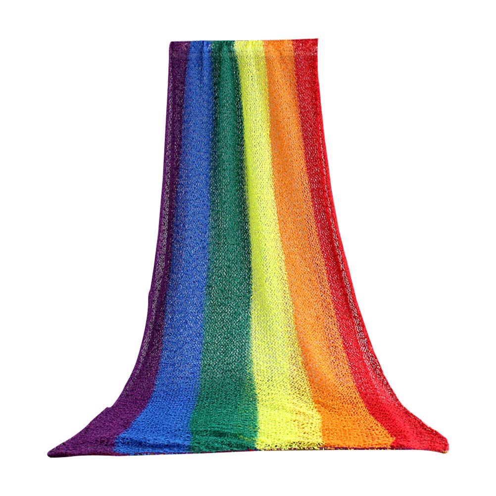 YeahiBaby Infant Rainbow Swaddle Blanket Soft Wrap Blanket for Baby Photography