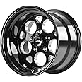 JEGS SSR Mag Wheel 15” x 10” | 5 x 4.5” Wheel Bolt Pattern Spacing | -25 mm Offset | 4.5” Backspacing | Gloss Black Powder Coat | 3.27” Center Bore | Includes Center Cap