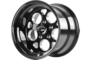 JEGS SSR Mag Wheel 15” x 10” | 5 x 4.5” Wheel Bolt Pattern Spacing | -25 mm Offset | 4.5” Backspacing | Gloss Black Powder Coat | 3.27” Center Bore | Includes Center Cap