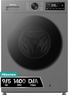 WD1I9042BTF2 - Máquina de lavar e secar 9 kg/5 kg, 47cm de profundidade, 1400 rpm, 59' Lavagem e Secagem, Dispensador Automix, Programa de Lavagem Automática, Função Anti-rugas, Lavagem a jato pura, Função de vapor a 99,9%, Prata