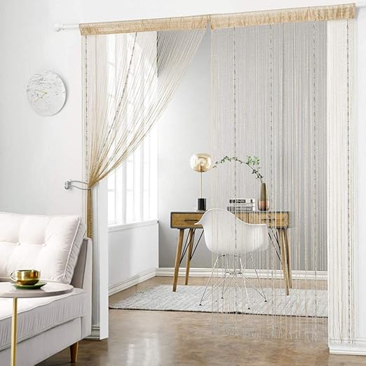 Amazon Com Uniai Tassel Curtains Door Beads Curtains String