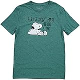 Peanuts Snoopy Please Don't Make Me Do Stuff Graphic T-Shirt