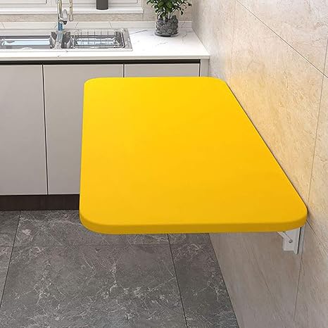 Amazon Co Jp 壁テーブルコンピュータデスクラーニングブックテーブル 木製キッチン ダイニングテーブル 在宅勤務 カウンターテーブル ホワイト ピンク イエロー ブルー ホーム キッチン