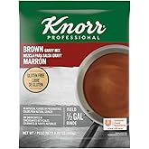 Knorr Professional Brown Gravy Mix Vegan, Gluten Free, No Artificial Flavors or Preservatives, No added MSG, Dairy Free,Colors from Natural Sources, 6.83 oz, Pack of 6