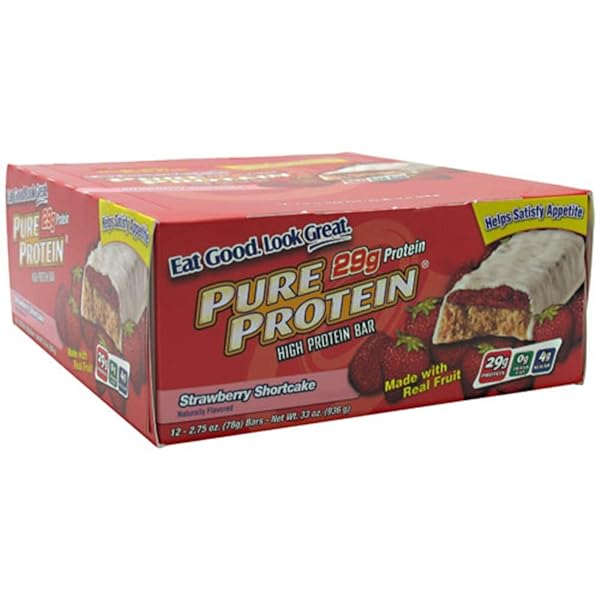 HIGH PROTEIN DOUBLE LAYER BAR STRAWBERRY SHORTCAKE –...