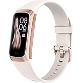 Fitness Tracker Activity Tracker 1.10''AMOLED Touch Color Screen,Smart Watch with 24/7 Blood Oxygen Heart Rate,Sleep Monitor,IP68 Waterproof,Step Counter Health for Women Men