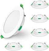 ALUSSO LED Recessed Ceiling Lights 7W 580Lm Ultra Slim Dimmable 3000K-6500K 6