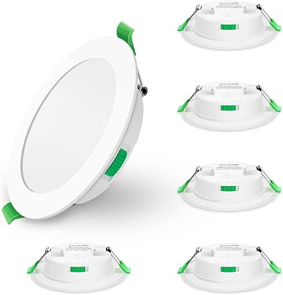 ALUSSO LED Recessed Ceiling Lights 7W 580Lm Ultra Slim Dimmable 3000K-6500K 6